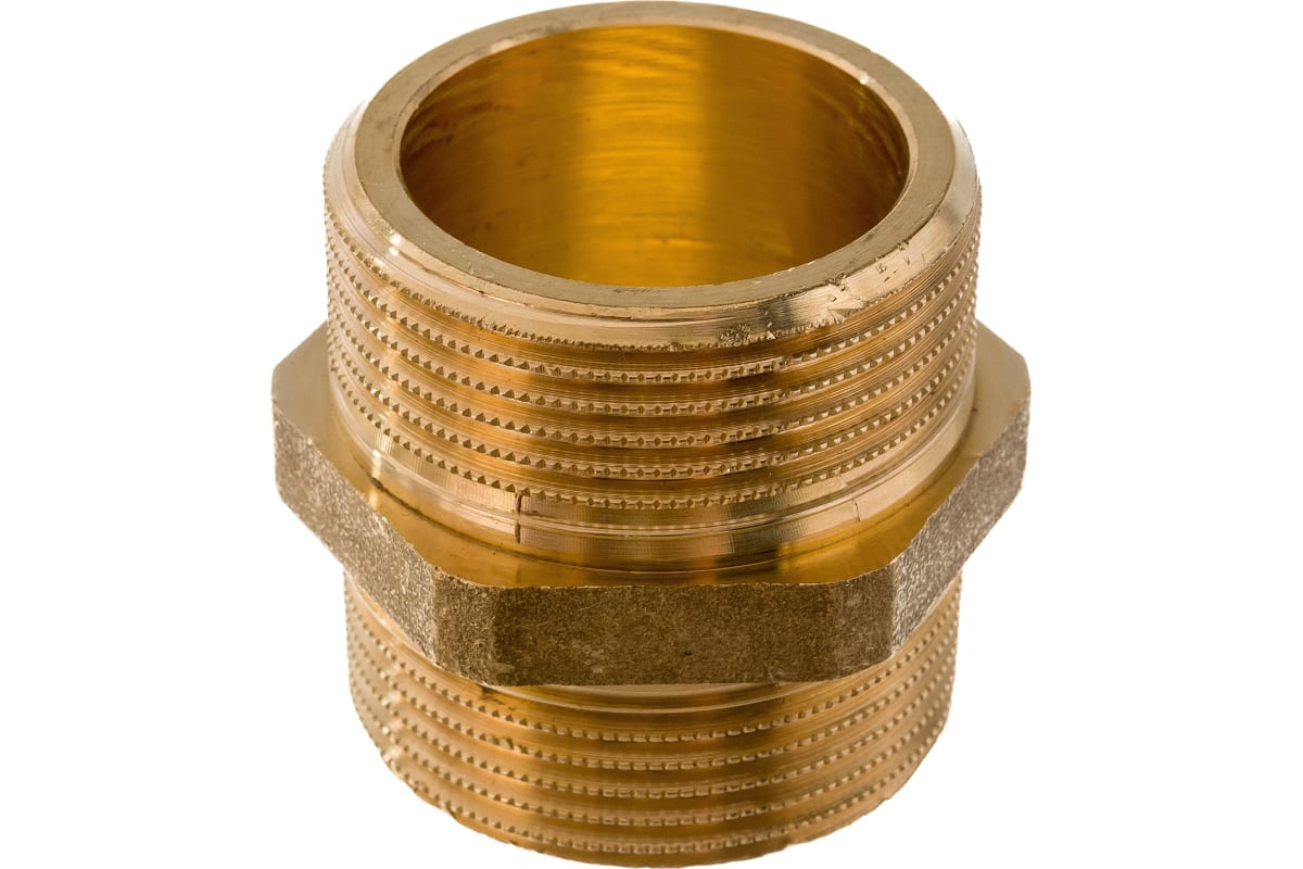 EBF15.114 Elsen Ниппель НН 1 1/4", 1 1/4" латунь равнопроходной