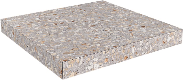 

Ступень Kerama Marazzi Терраццо беж SG632000R/GCA угловая клееная 33х33