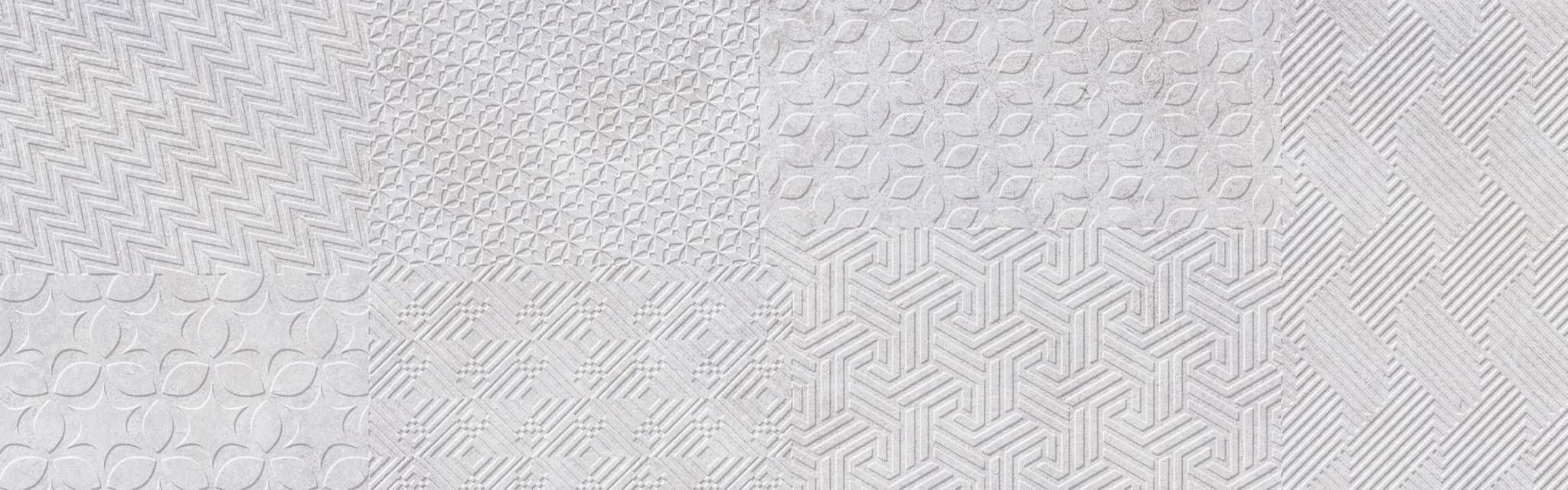 

Керамическая плитка Cifre Materia Textile White настенная 25х80
