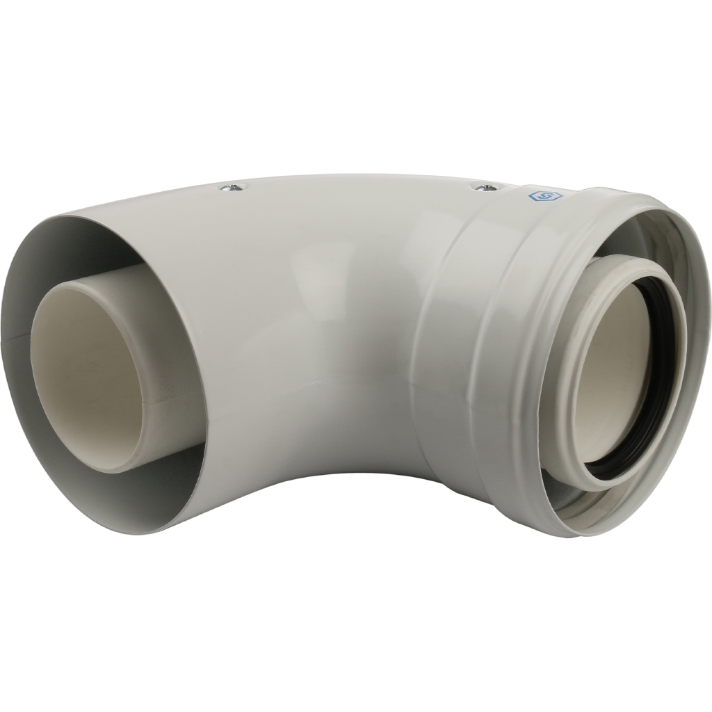 

STOUT Отвод 90° Ø60/100 м/п PP-FE с инспекционным окном