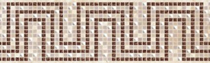 

Керамическая плитка Ceramica Classic Illyria mosaic Бордюр 7,5x25