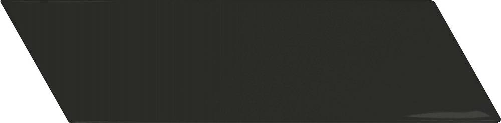 

Керамическая плитка Equipe Chevron 23367 Black Right Matt настенная 5,2x18,6