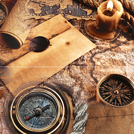 

Керамическая плитка Ceramica Classic Adventure Панно P2D195 40х40 (из 2 плиток)