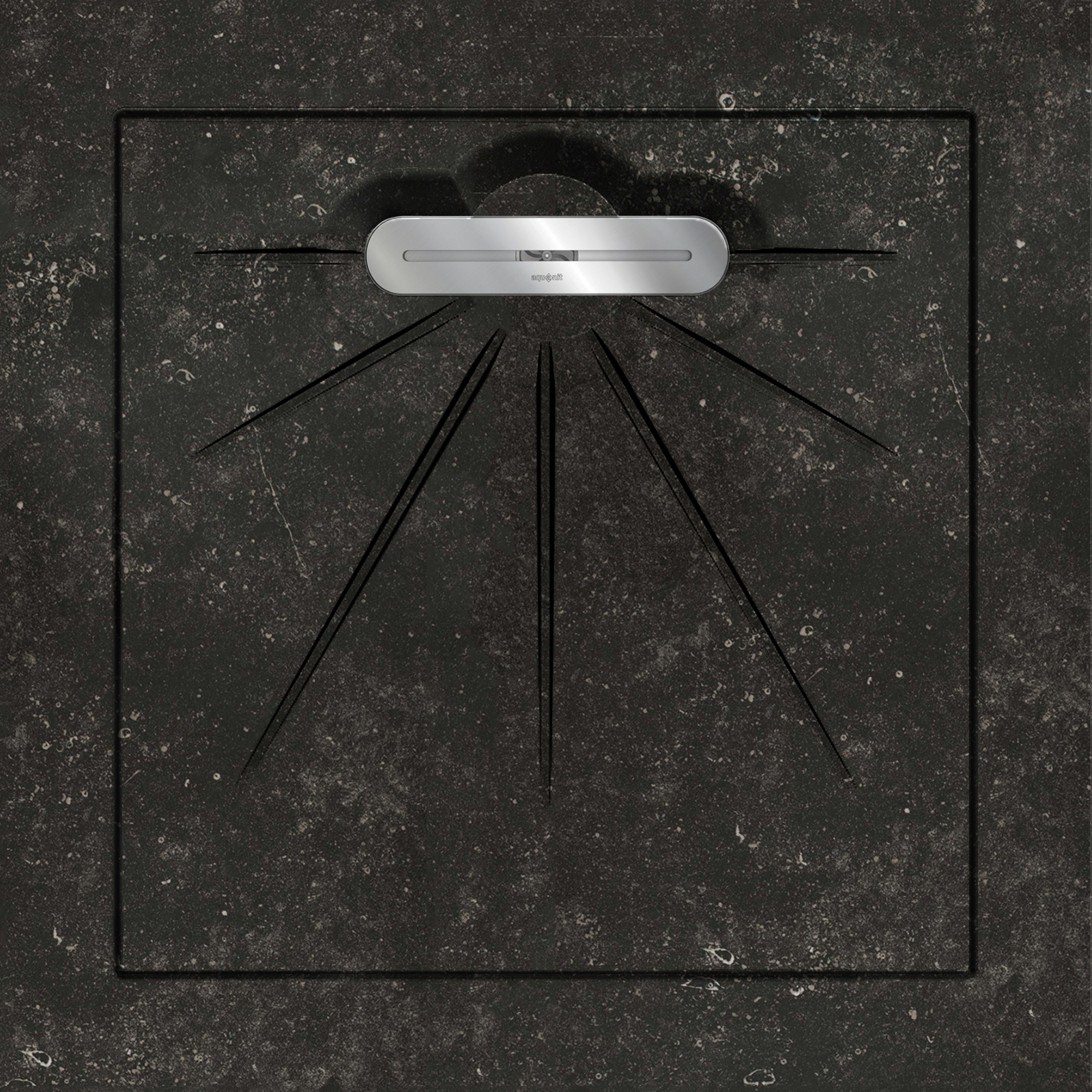 

Душевые поддоны Aquanit Belgium Stone Black Multi Linear Massive 90x90