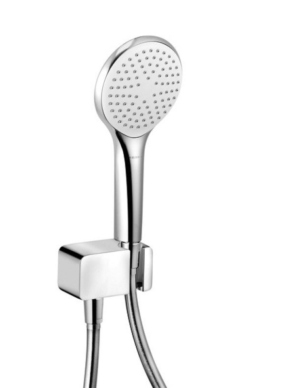 

Ручной душ Kludi Freshline 1 режим, с держателем, хром 6787005-00
