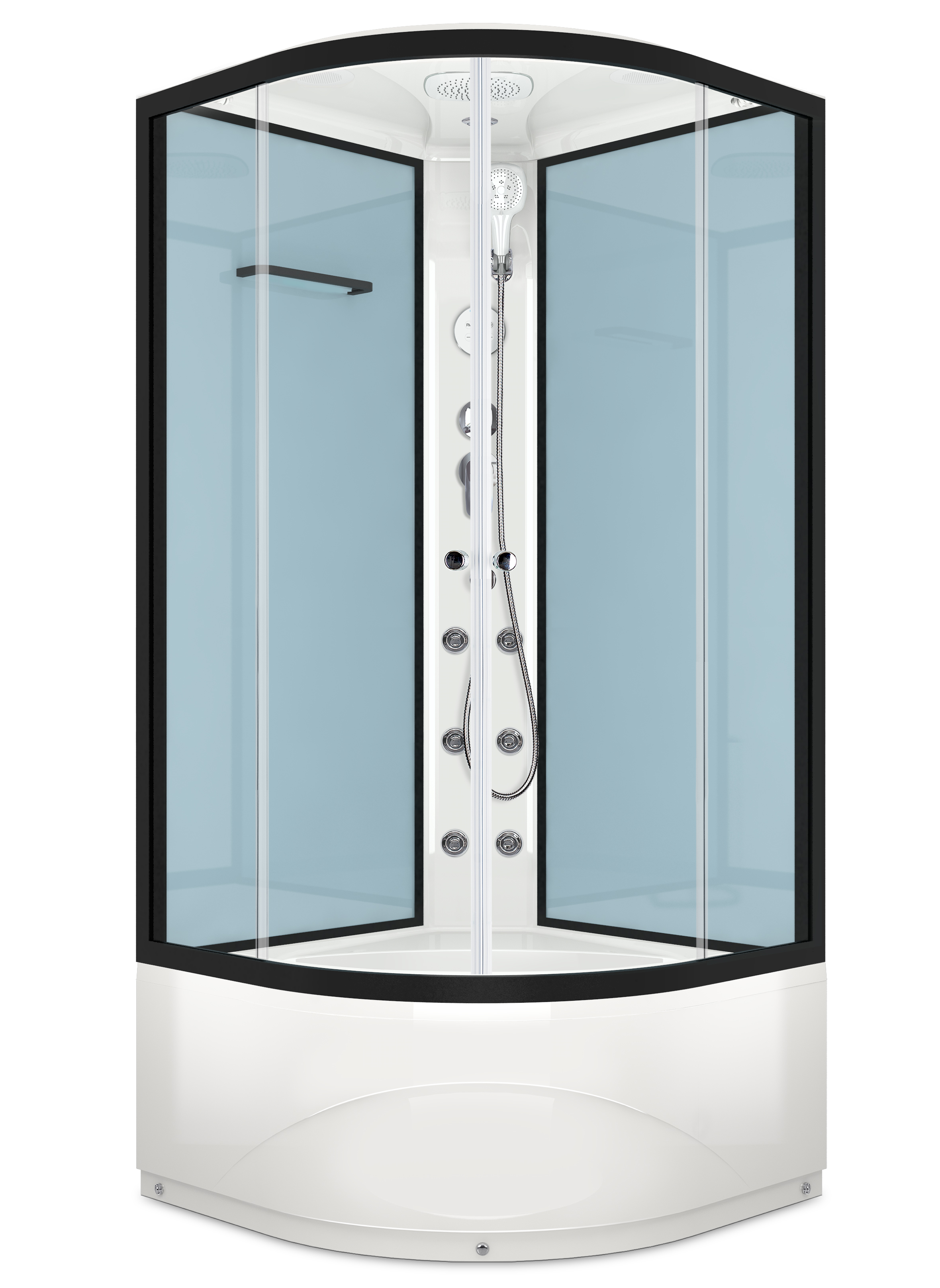 

Душевая кабина DOMANI-Spa Delight 110 high 100х100х218 DS01D110HDbCl10