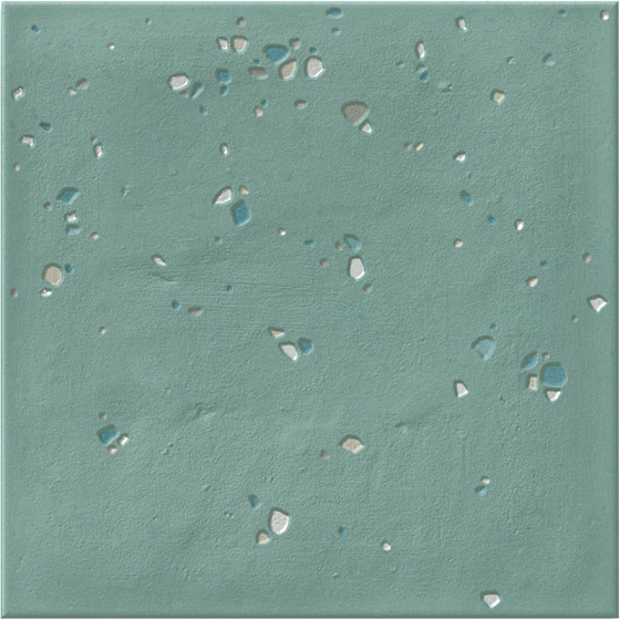 Керамогранит Wow Stardust Pebbles Teal 15x15