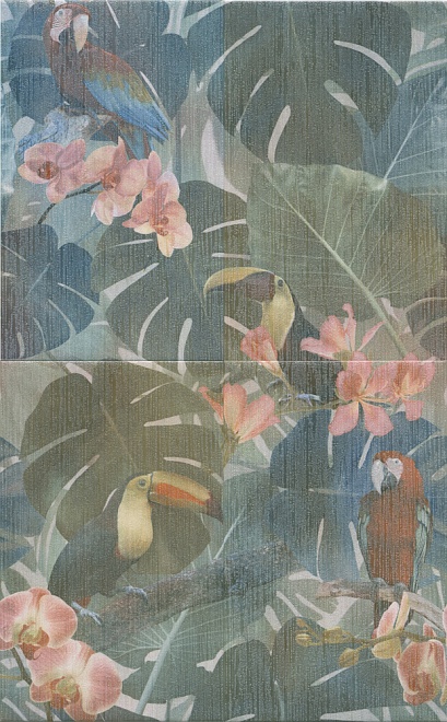 

Керамическая плитка Kerama Marazzi Пальмовый Лес HGD/A362/4x/6000 панно 50x80