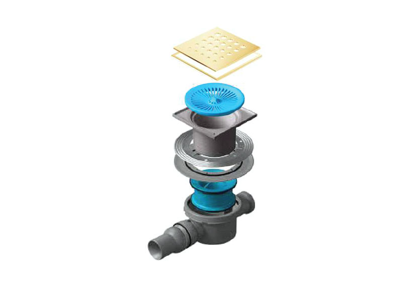 

Сливной трап Pestan Confluo Standard Drops 2 Gold 13000149