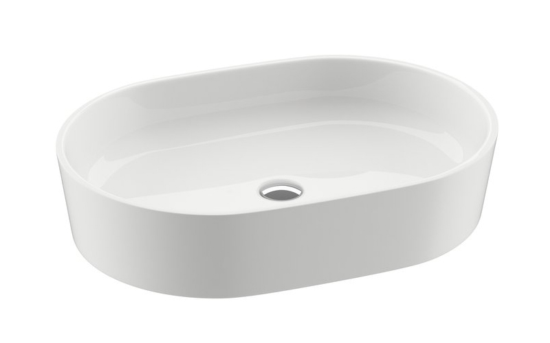 

Раковина накладная Ravak Moon 2 560x400 без отверстия под смеситель, без перелива XJN01300002