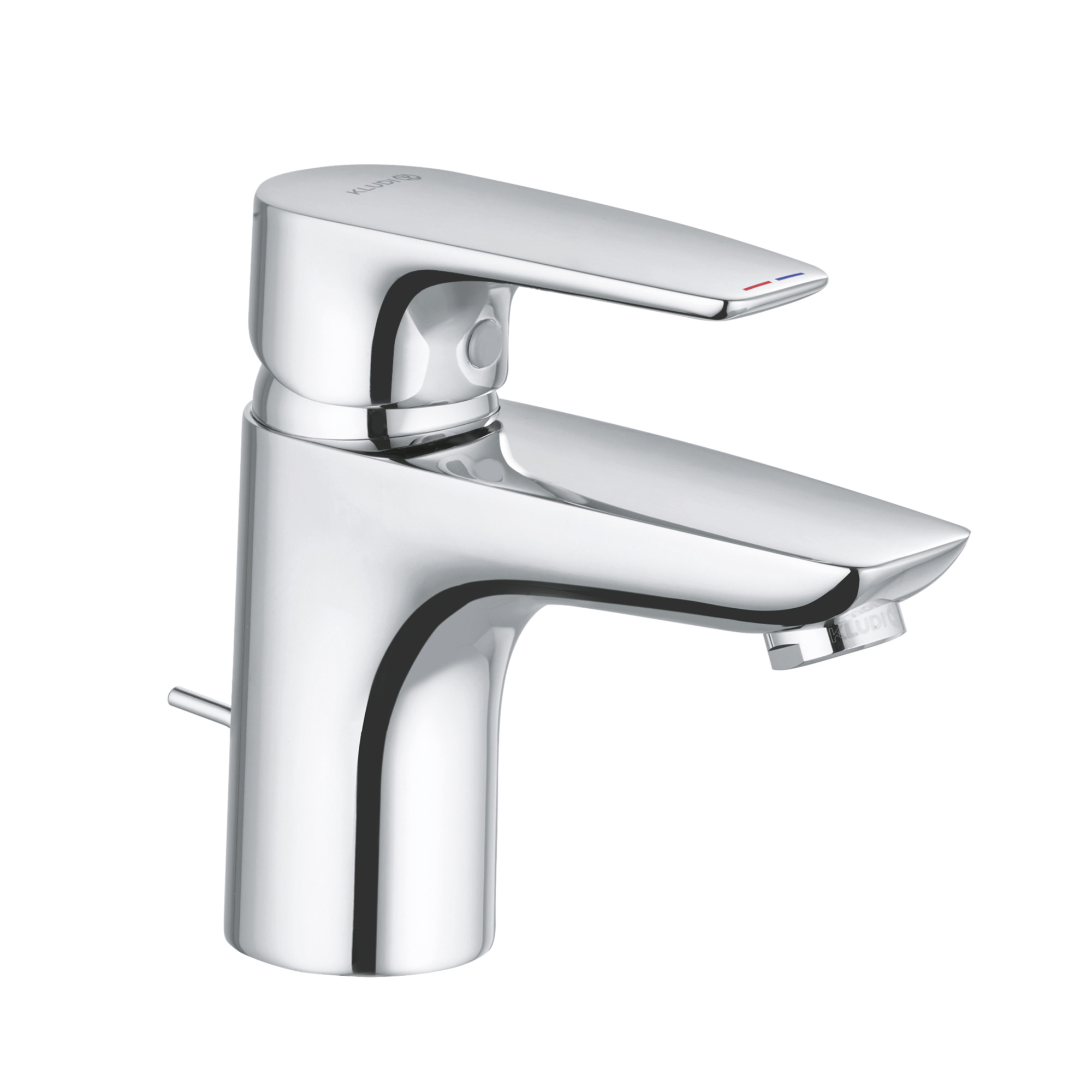 

Смеситель для раковины Kludi Pure&Solid с донным клапаном хром 342760575