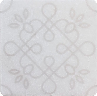 

Плитка Мрамор Stone4Home Marble White Motif №1 декор 10х10