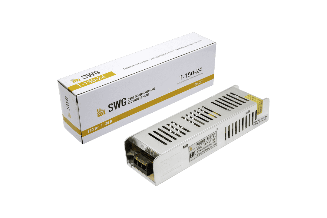 Блок питания компактный SWG, 150 W, 24V, T-150-24