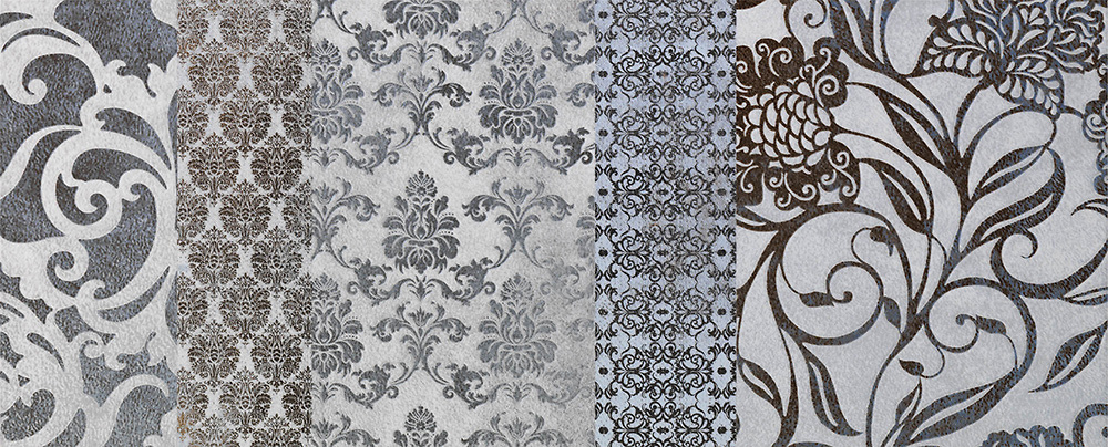 

Керамическая плитка Impronta Italgraniti Shine SH05DA Batik Turchese Decoro A Декор 24х59