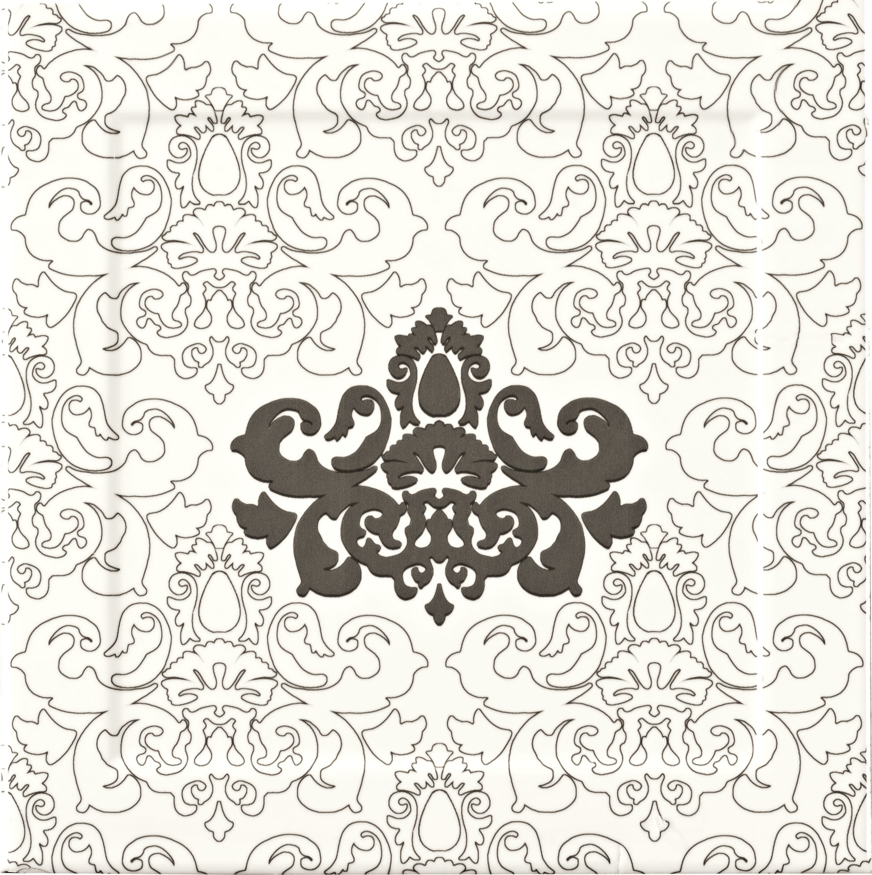 

Керамическая плитка Piemme Elite MRV174 Forma Bianco/Nero Damasco 30x30