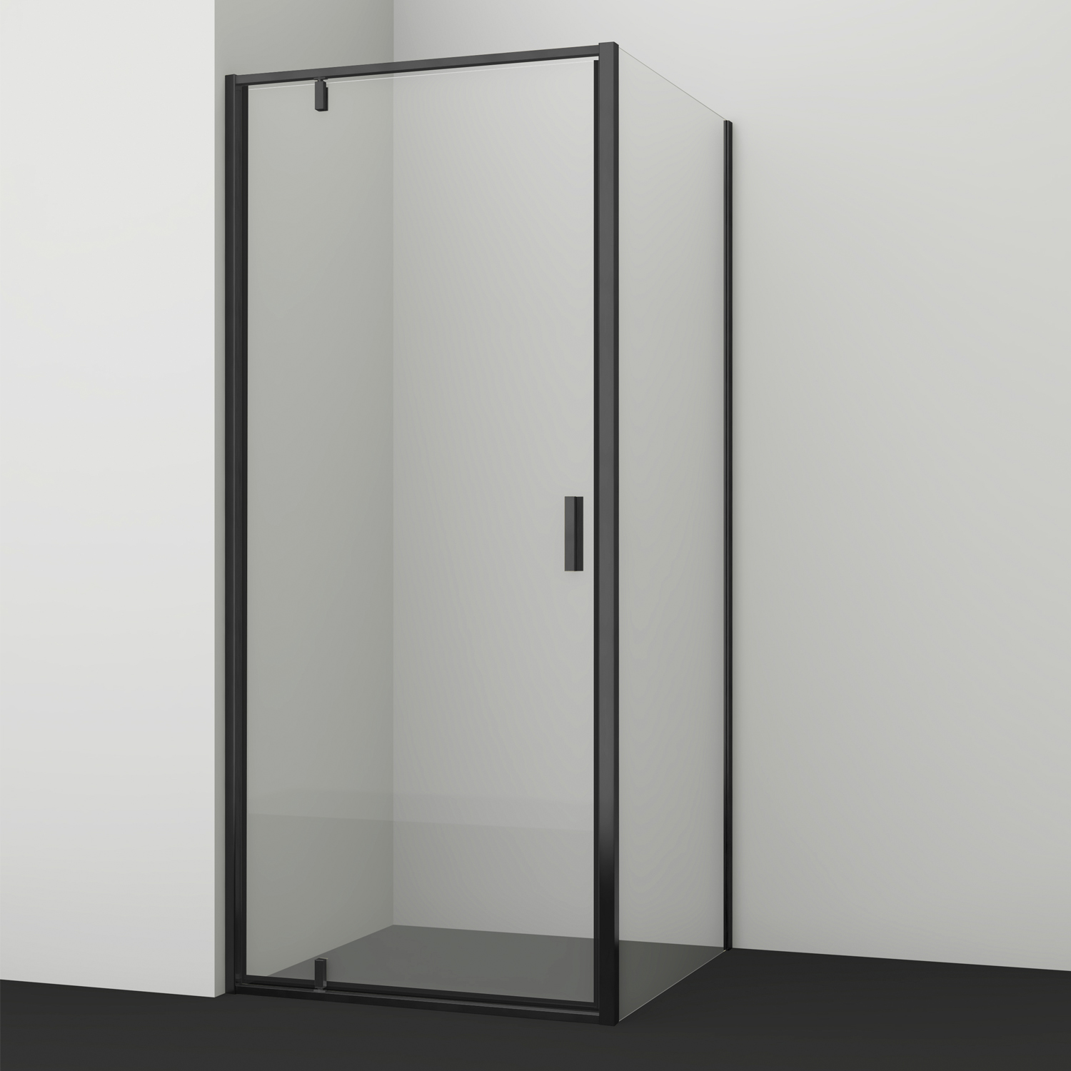 Душевой уголок WasserKRAFT Elbe 2000x800x1000 черный 74P29