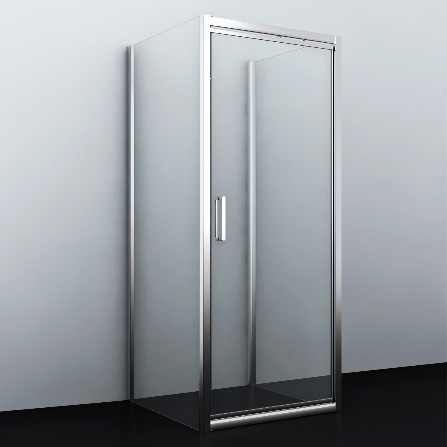 Душевой уголок WasserKRAFT Salm 2000x1000x900 хром 27I41