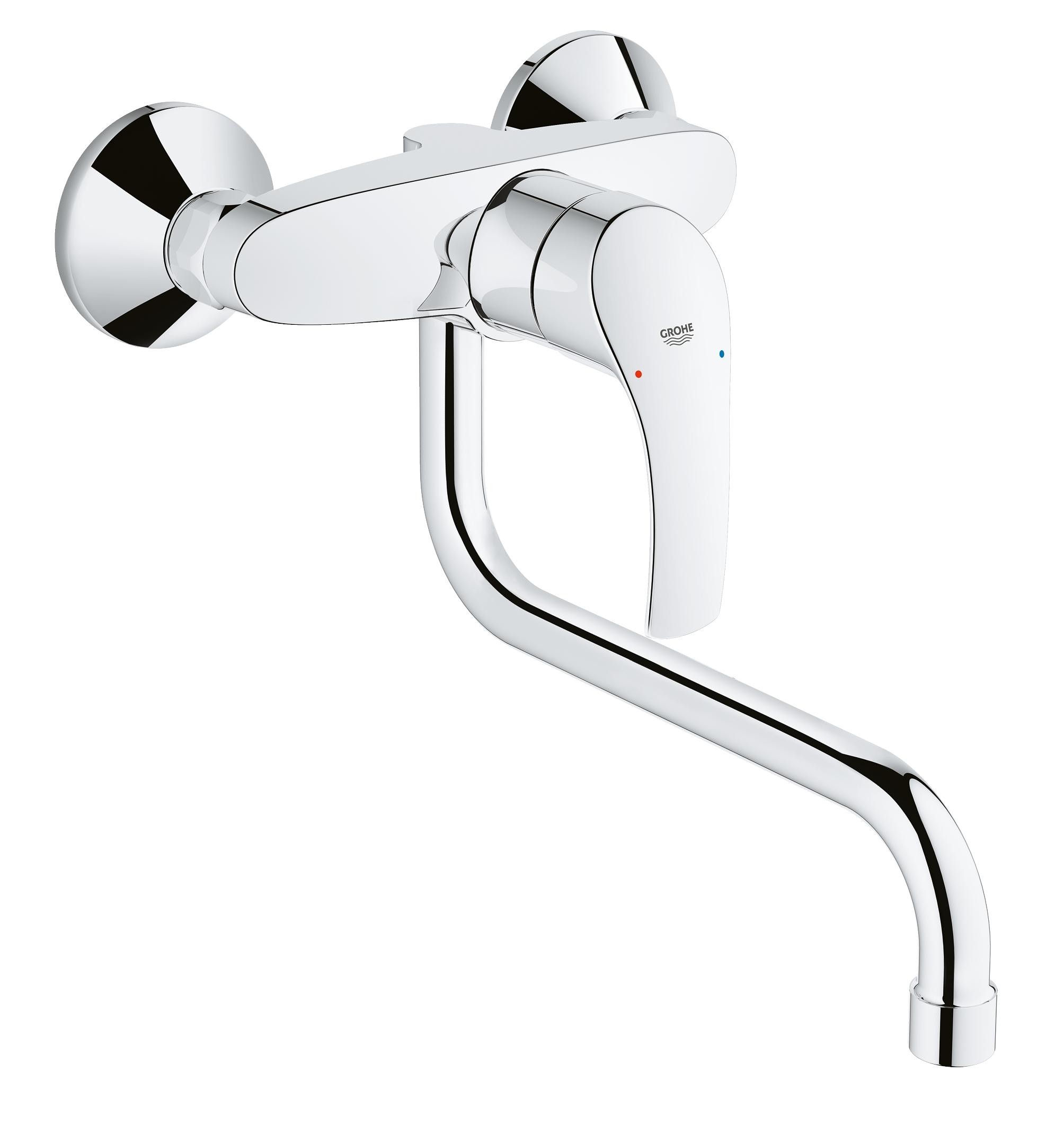 

Смеситель для кухни Grohe Eurosmart new настенный, вынос 200 мм 32224002