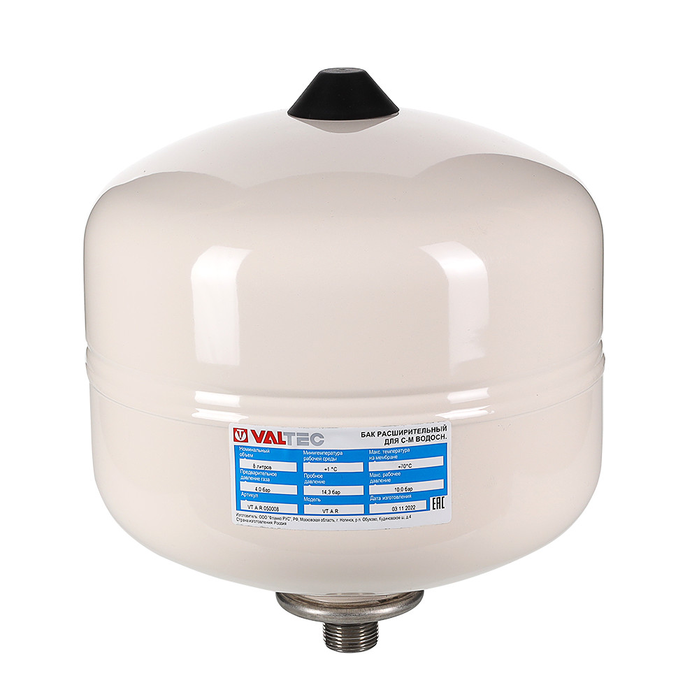 Valtec Мембранный расширительный бак для ГВС VT.A.R 25л.