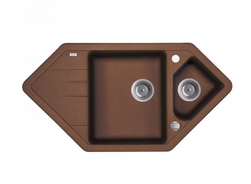 

Мойка для кухни IDDIS Vane G угловая 1 1/2 чаши 960х500 V36C965i87 шоколад