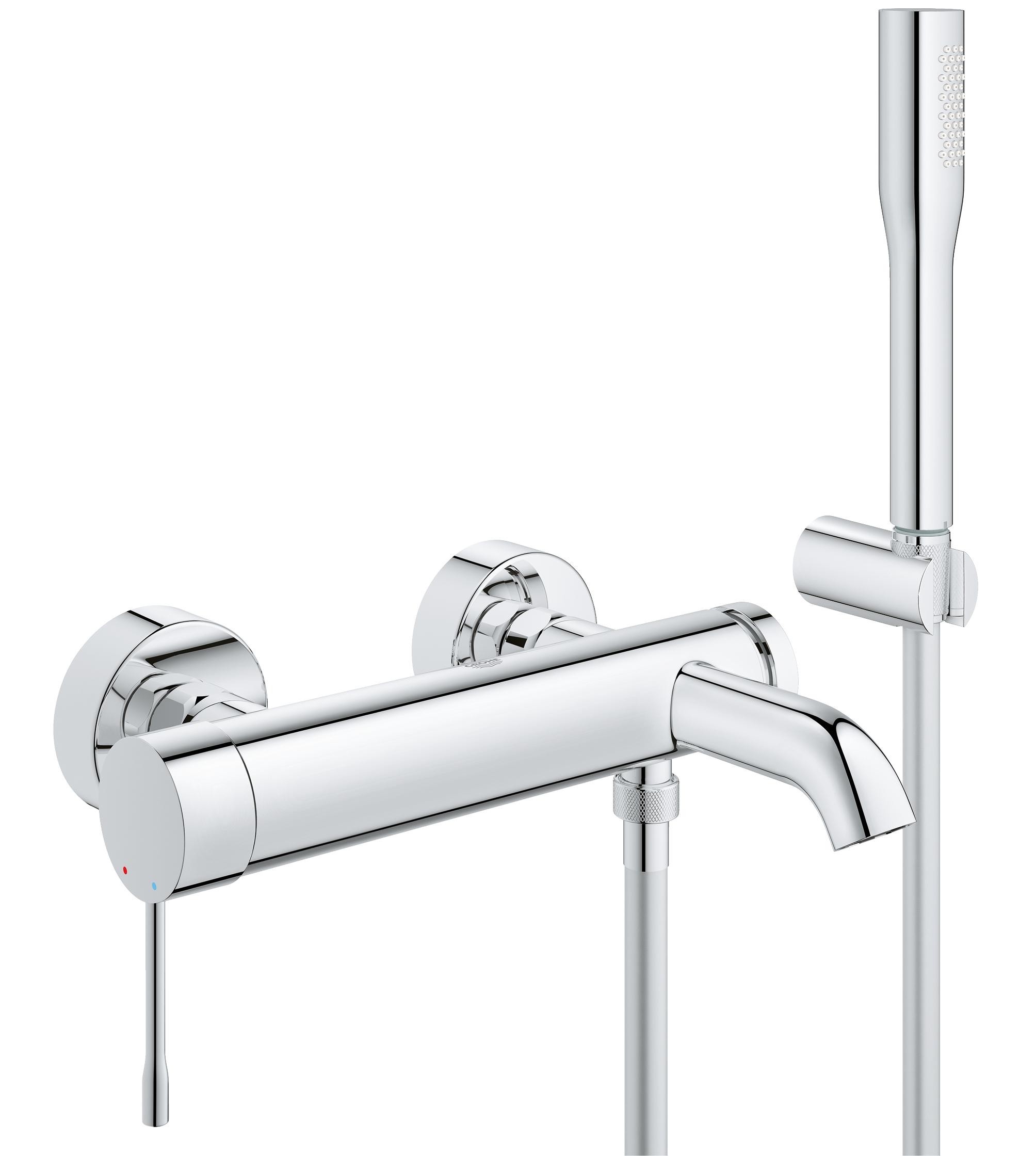 

Смеситель для ванны Grohe Essence+ с душевым гарнитуром 33628001