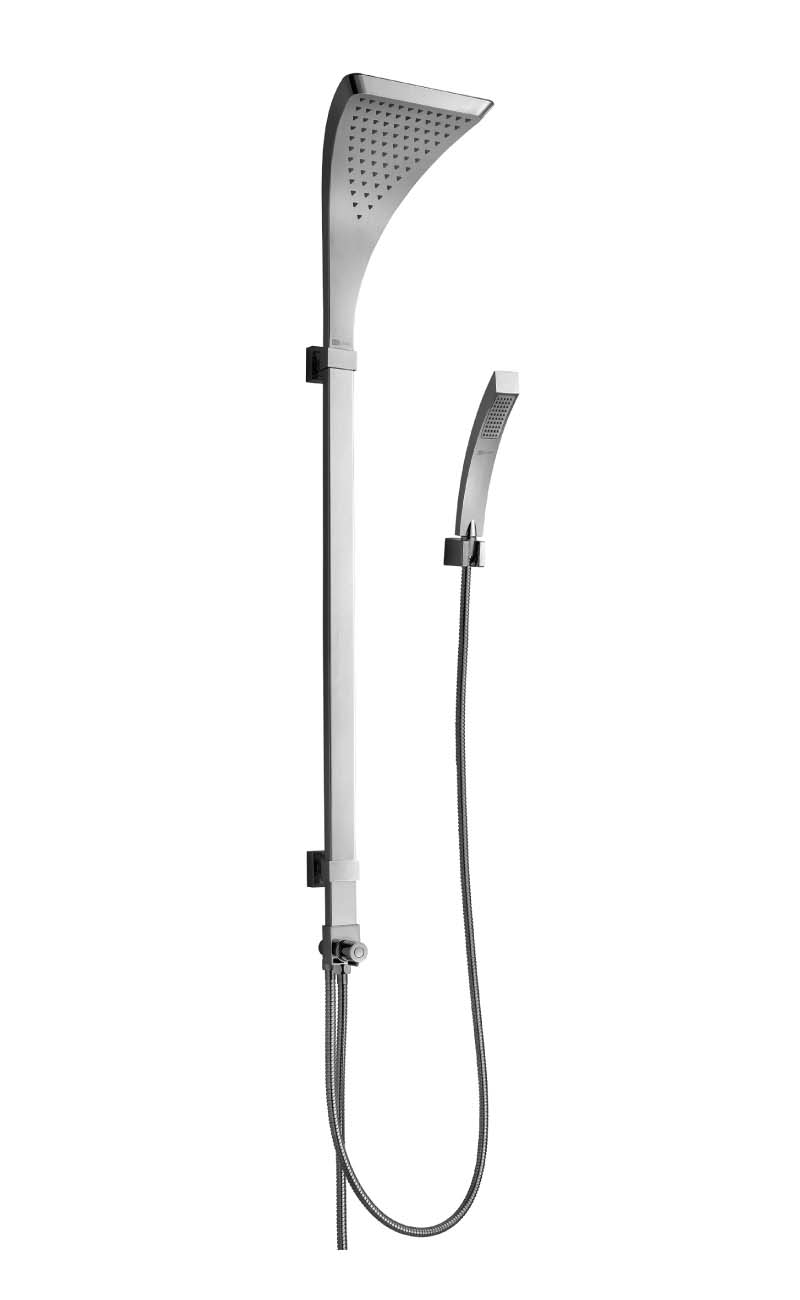 

Душевая колонна с ручным и верхним душем Lemark LM8807C