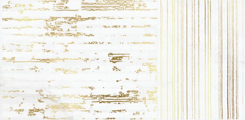 

Керамогранит Brennero Venus Decor Lumia Gold White Lapp/Rett декор (комп/2шт) 30x60