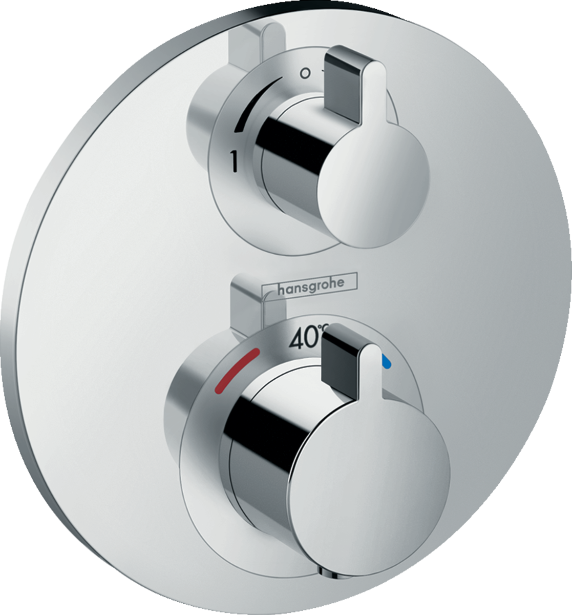 

Встраиваемый термостат с запорным/переключающим вентилем Hansgrohe Ecostat S 15758000