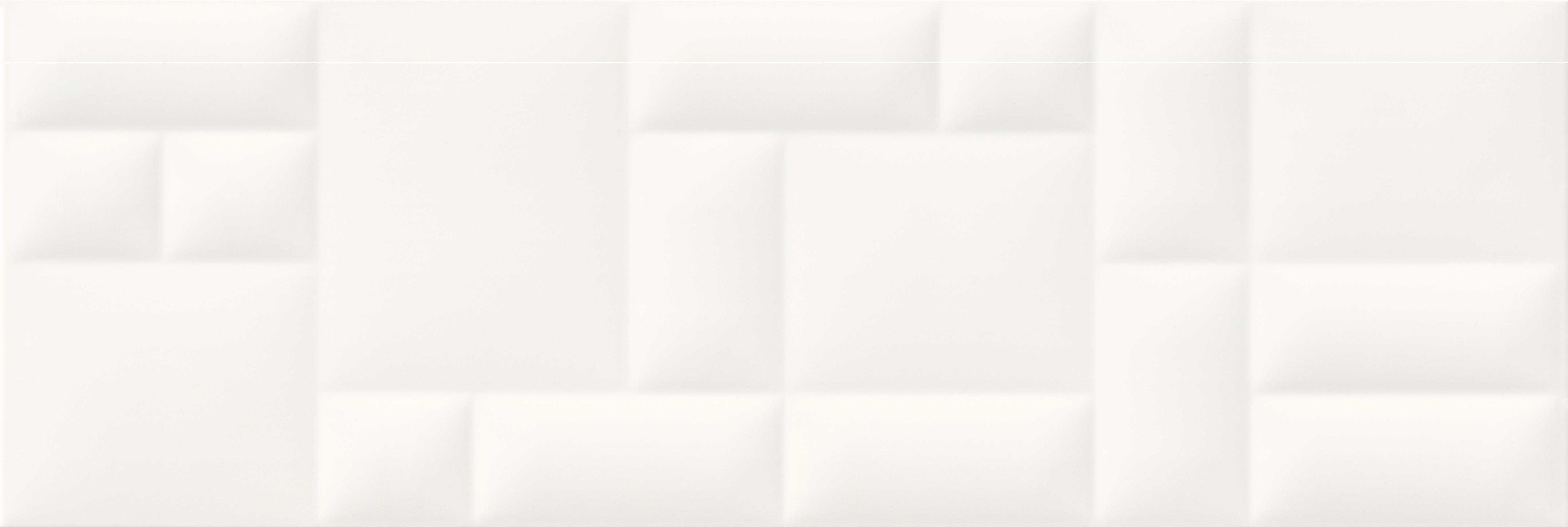 

Керамическая плитка Mei Pillow Game рельеф белый (O-PIL-WTA051) настенная 29x89