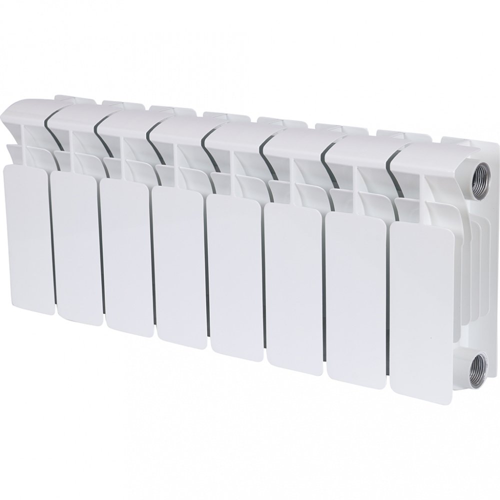 БиМеталлический радиатор Rommer Plus BM 200 \ 06 секций \ с боковым подключением