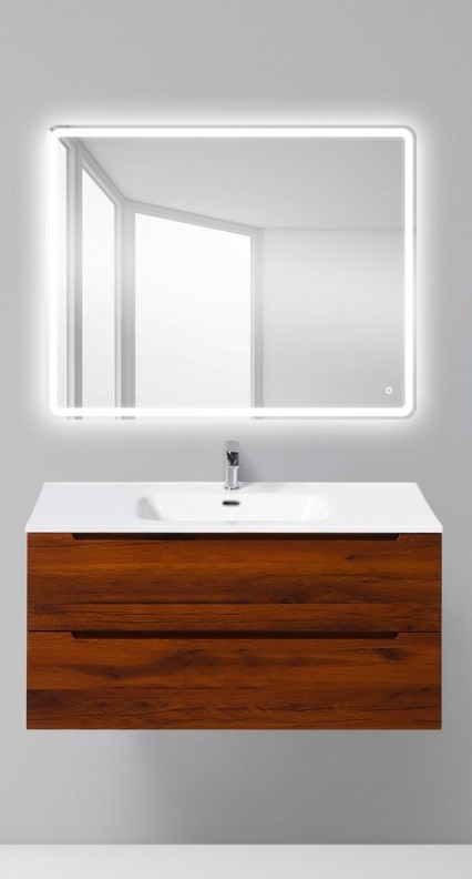 

База под раковину Belbagno ETNA подвесная 100 ETNA-1000-2C-SO-RC-P Rovere Cillegio