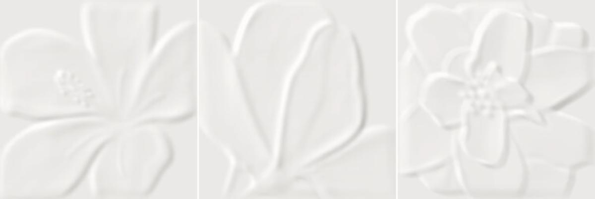 

Керамическая плитка Ibero Poeme Decor Avril Beige панно (из 3х шт) 25x75