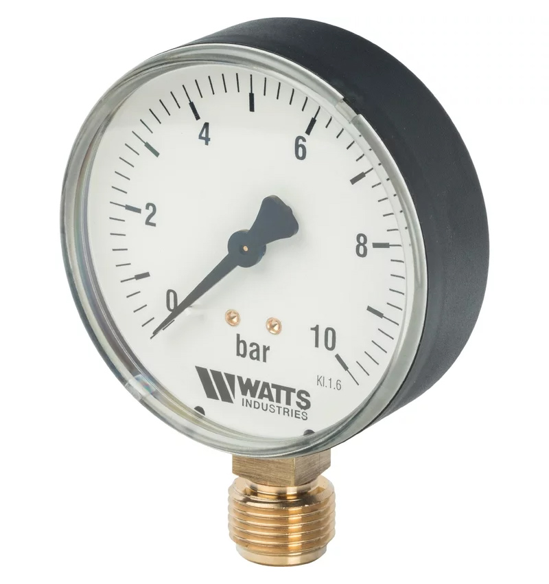 

Watts F+R200(MDR) Манометр радиальный нр 80/10х1/2 10 бар