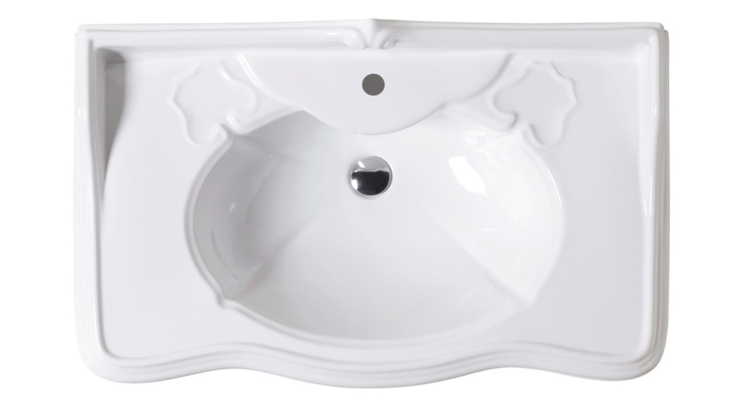 Раковина AZZURRA Jubilaeum 91 JULP0905500MBI/(JUB200/90 bi)*1