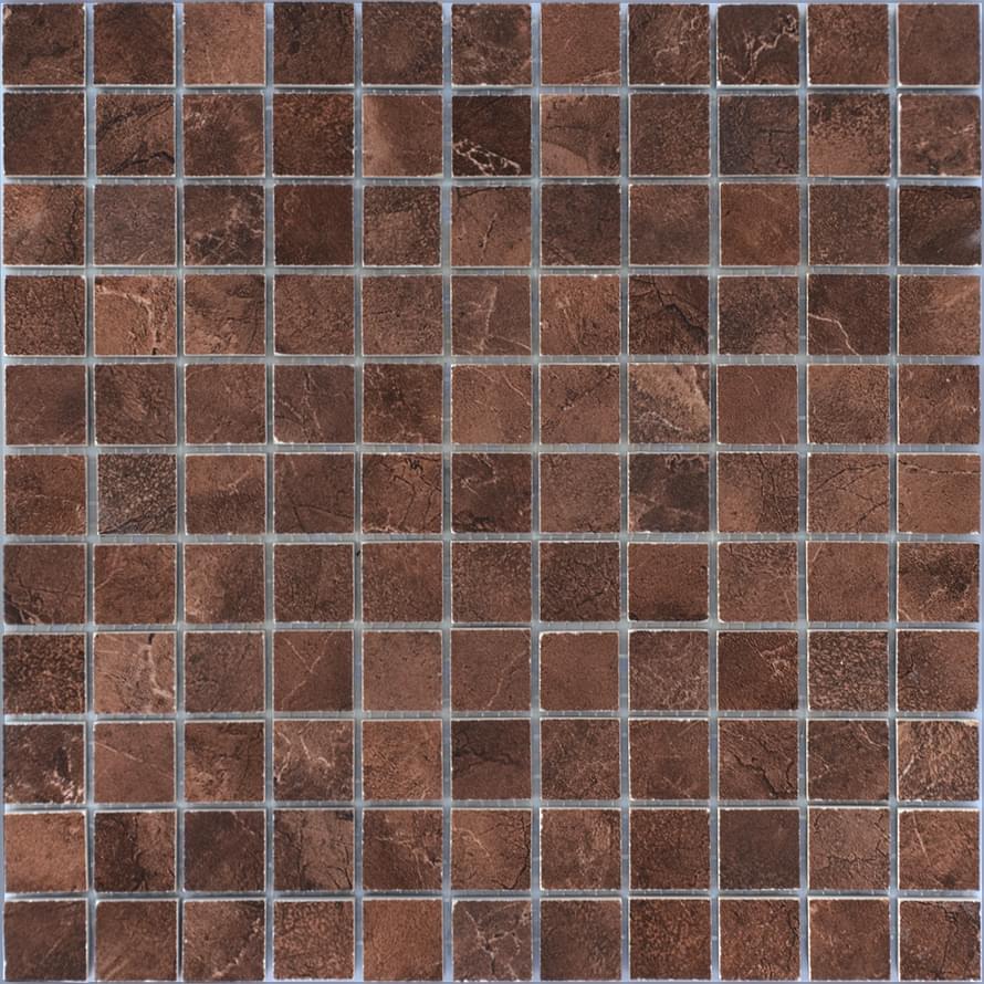 Мозаика Caramelle Mosaic Venezia brown POL (2,3x2,3) 30x30