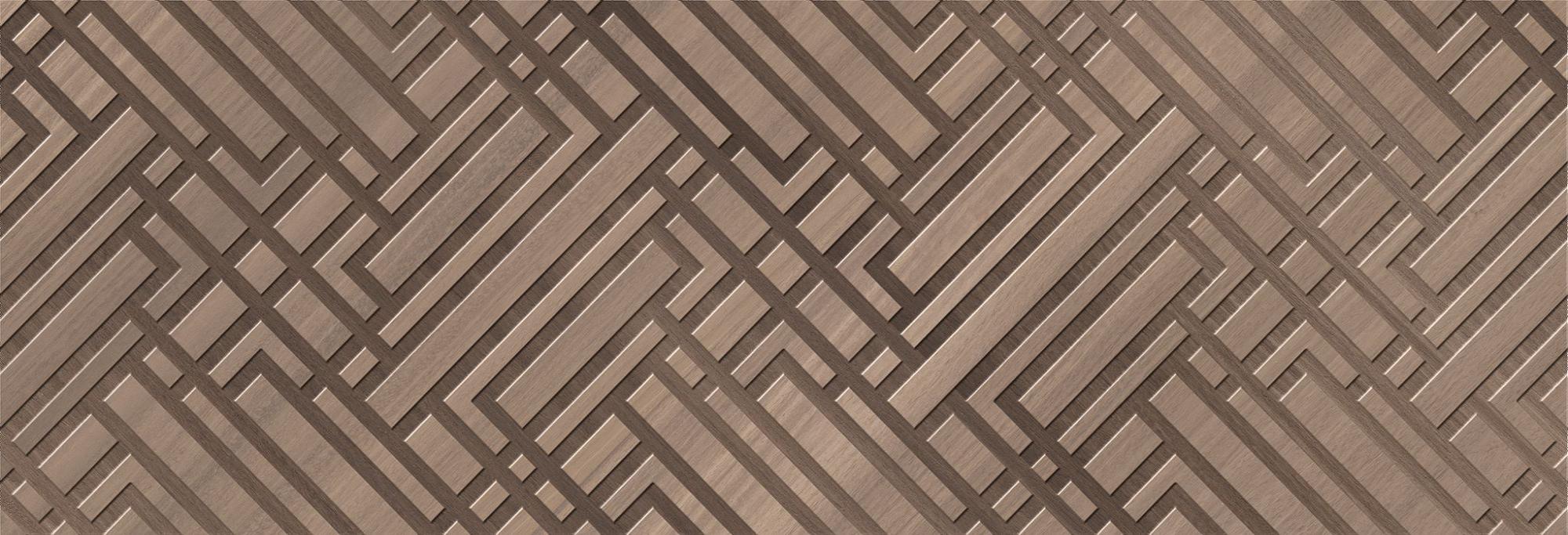 

Керамическая плитка Saloni Eukalypt JLY643 Kross Marron-Cacao настенная 40x120
