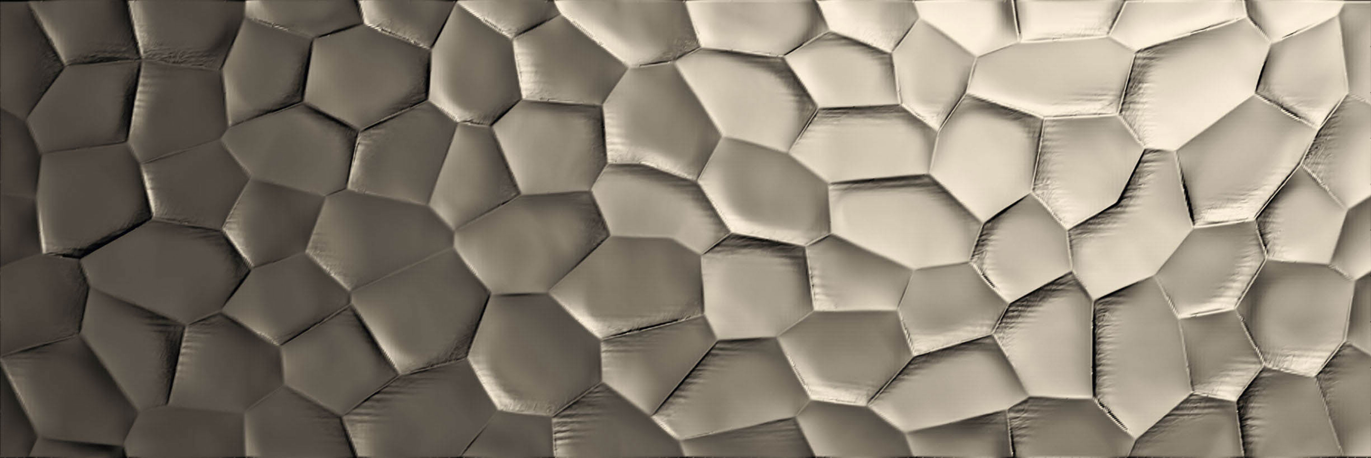 

Керамическая плитка Marazzi Italy Essenziale M09S Struttura Deco 3D Metal декор 40x120