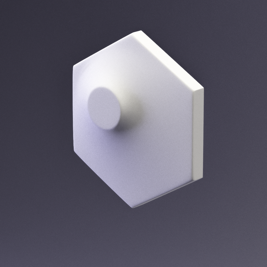 Гипсовая Панель Artpole Elementary Heksa-dots E-0006