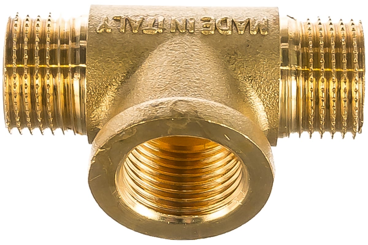 Elsen Тройник НВН 1/2", 1/2", 1/2" латунь равнопроходной