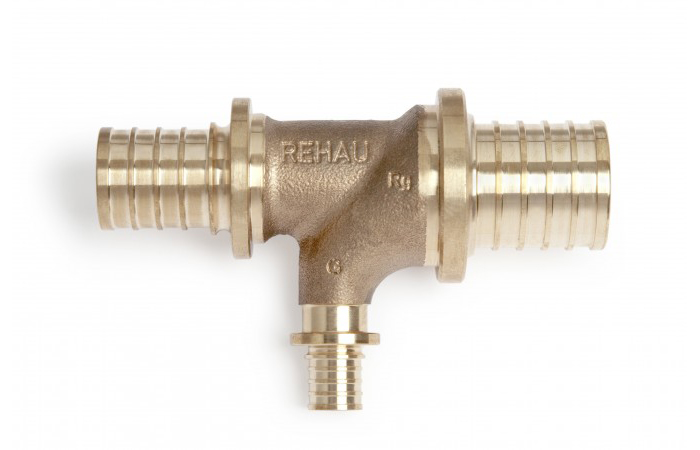 

Тройник Rehau Rautitan RX с уменьшенным боковым и торцевым проходом 32-16-25