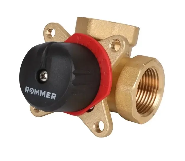 ROMMER 3-х ходовой смесительный клапан 1" KVs 10