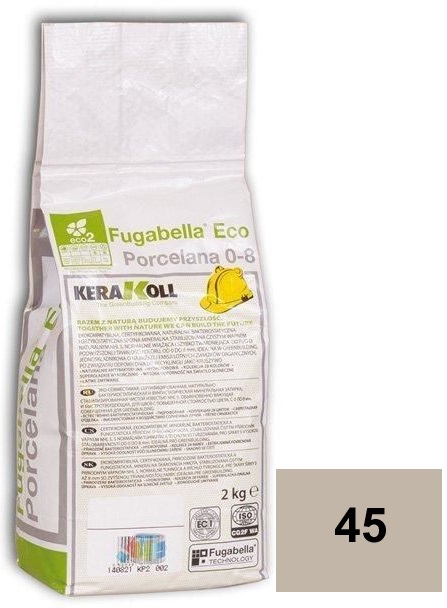 

Затирка Kerakoll Fugabella Eco Porcelana цементная 45 Limestone 2кг