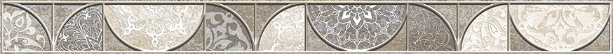 

Керамическая плитка Alma Ceramica Rezzo Бордюр BWU12RZO07R 6,7х74