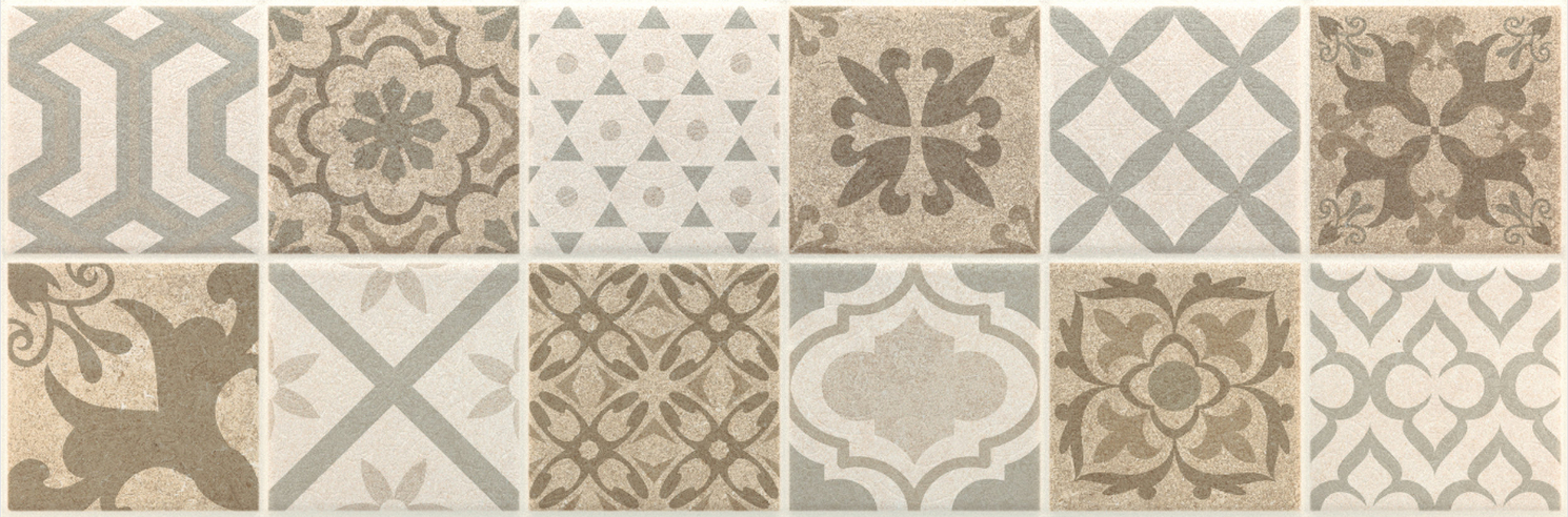 

Керамическая плитка Benadresa Reine Mosaico Vintage Almond Настенная 30x90