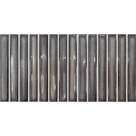 Керамическая плитка DNA Tiles Osaka Bars Grey настенная 12,5х25