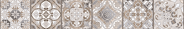 

Керамическая плитка Alma Ceramica Birma BWU58BIR404 бордюр 8,2х50