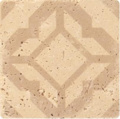

Плитка Травертин Stone4Home Provance Ornament №7 декор 10х10