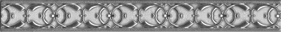 

Керамическая плитка Aparici Alhambra +31570 Silver Moldura бордюр 3,5x29,75