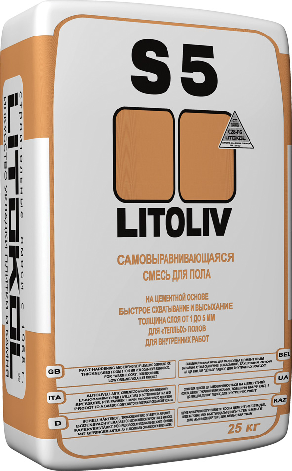 

Наливные Полы Litokol Litoliv S5 25кг