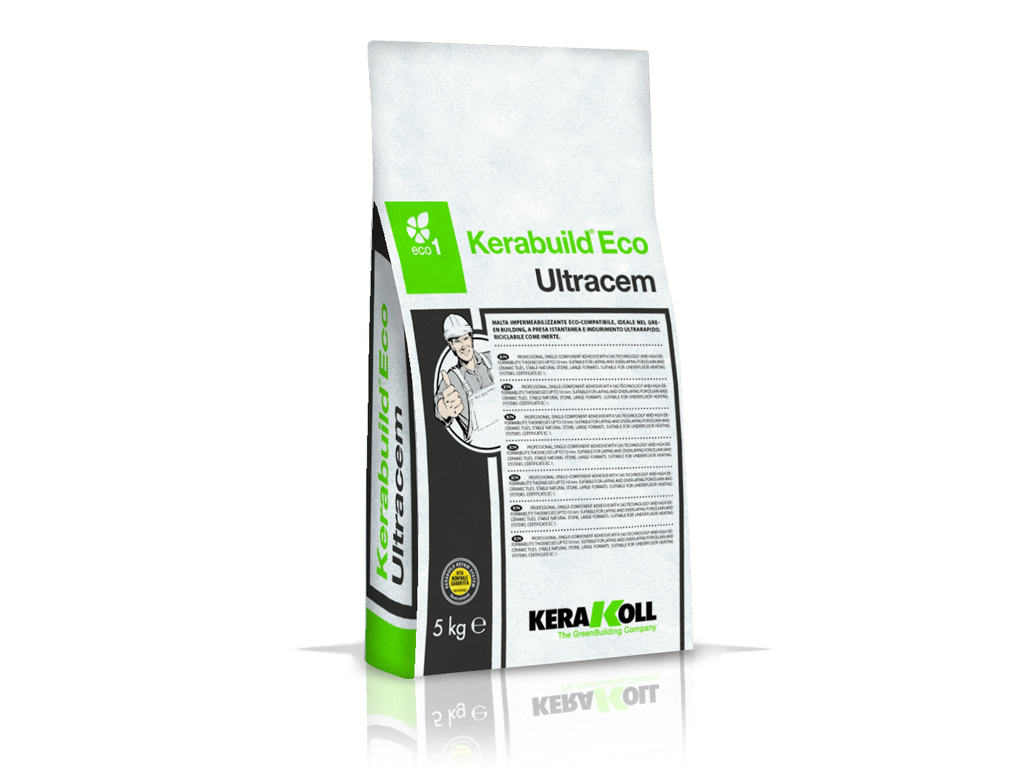 

Эластичная Гидроизоляция Kerakoll Kerabuild Eco Ultrocem 5кг